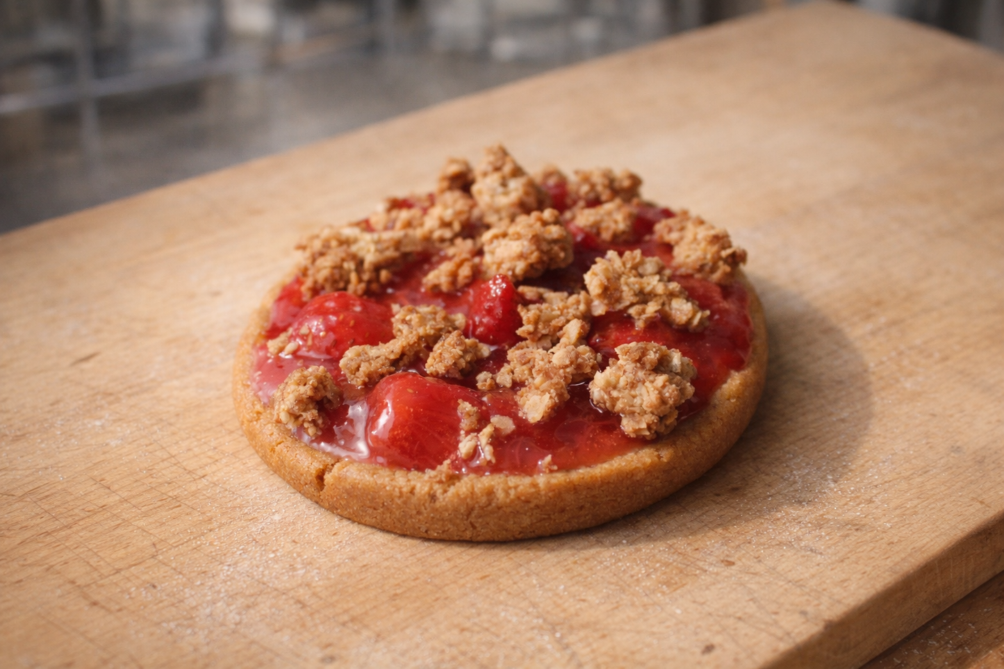 Rabarbertrifli cookie