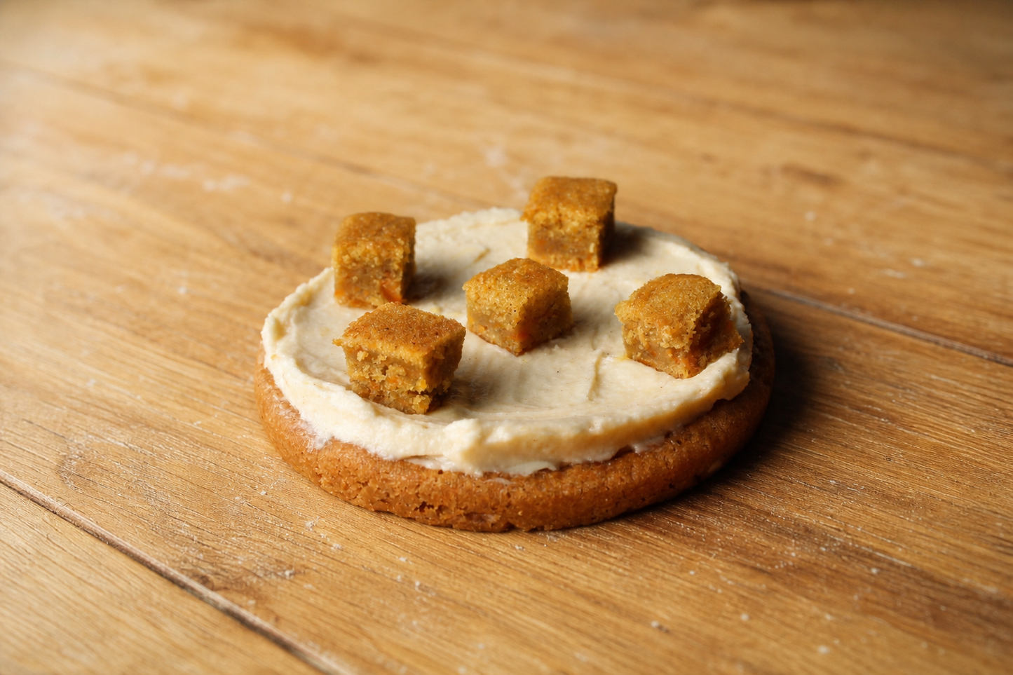 Carrot cake cream cheese cookie