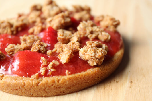 Rabarbertrifli cookie