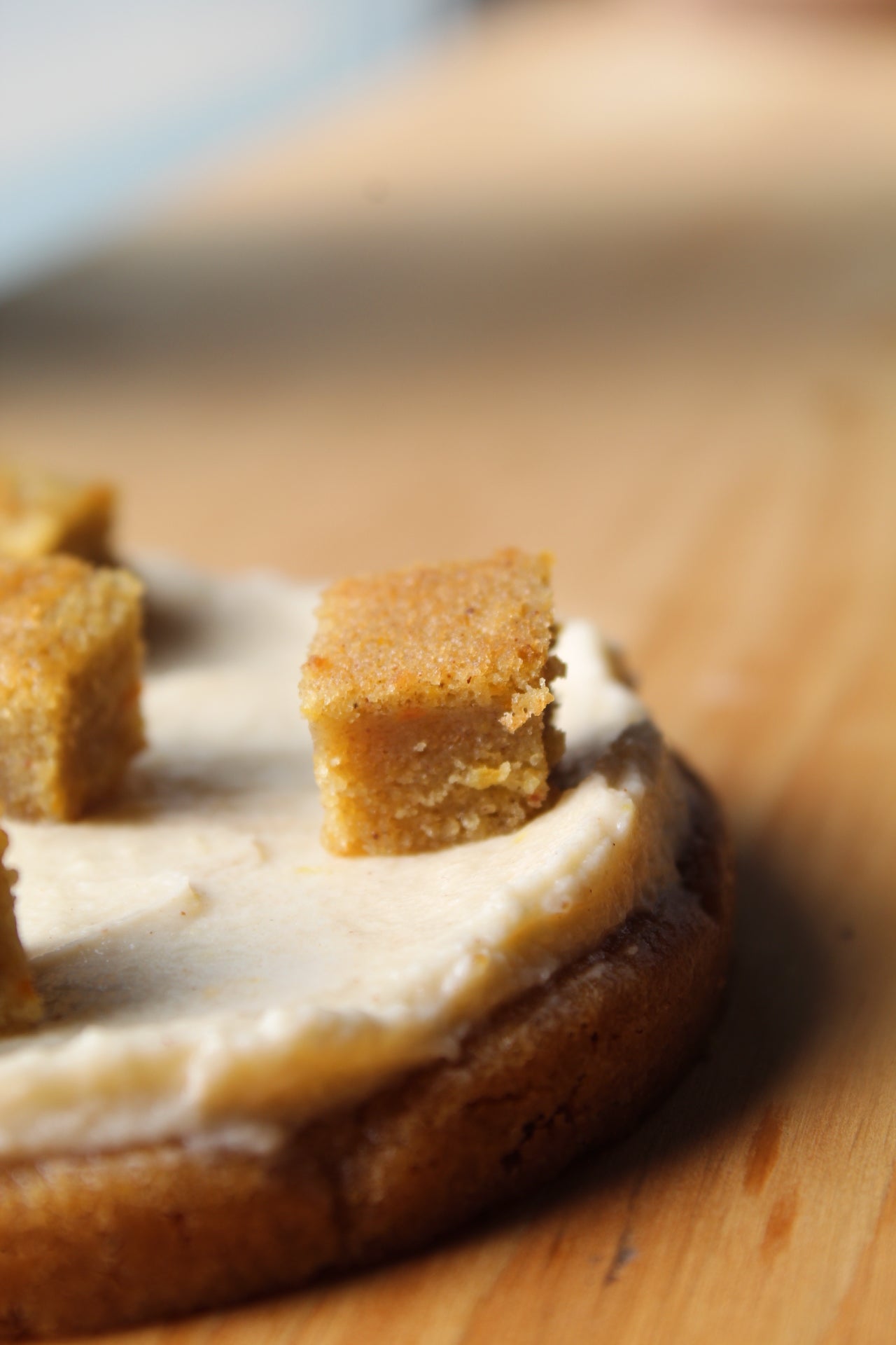 Carrot cake cream cheese cookie
