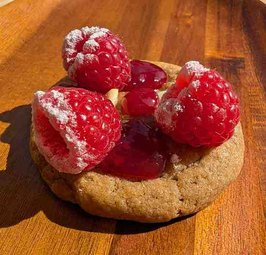 Cookie White chocolate Raspberry